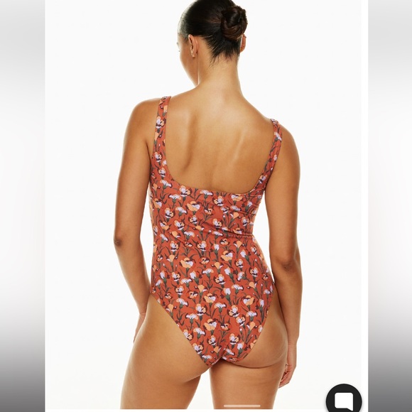 {BNWT} ARITZIA Rust/Burnt orange One-Piece Swimsuit. - Picture 2 of 8